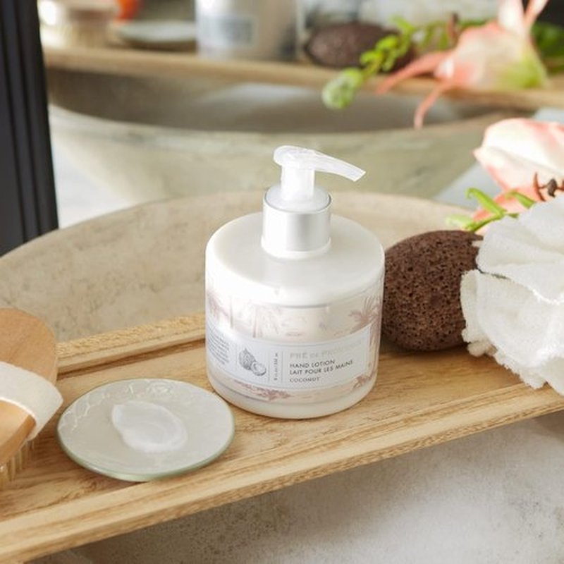 Pre de Provence Coconut Hand Lotion - Shea Butter Enriched, Silky Smooth Formula, 11 Fl Oz