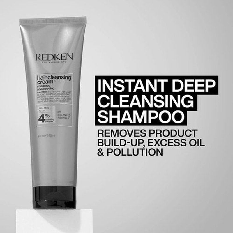 Redken Detox Hair Cleansing Cream | Clarifying Shampoo for All Hair Types - Removes Buildup & Strengthens Cuticle