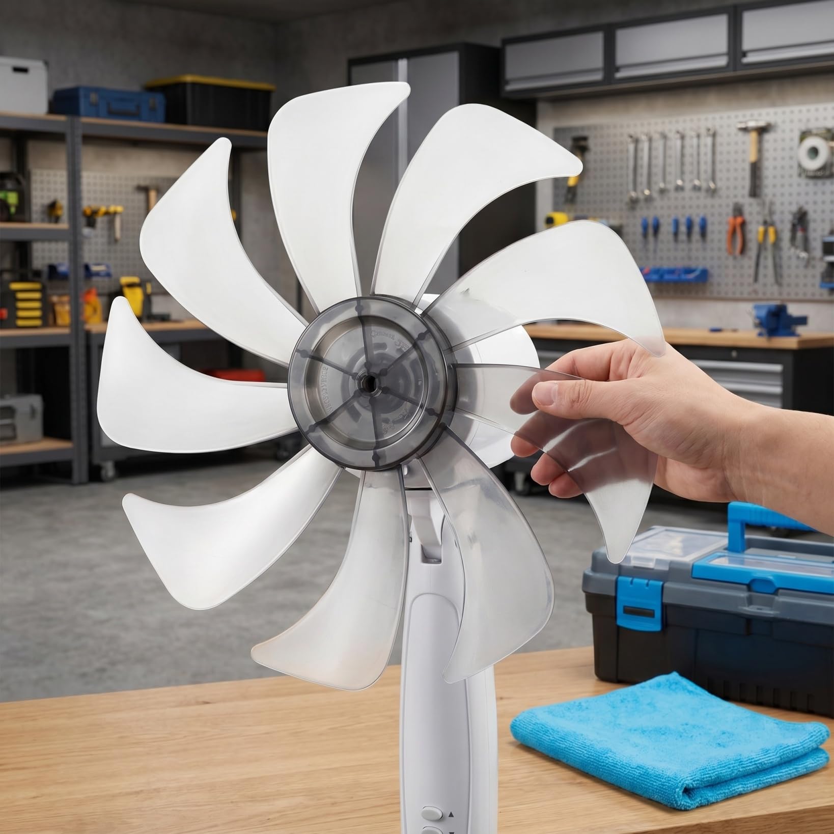 Housoutil Floor Fan Fan Parts Mini Blades Parts Ceiling Blades Only s Replacement 14 Inch Replacement Stainless Ceiling Arms Electric Pp Metal Pencil