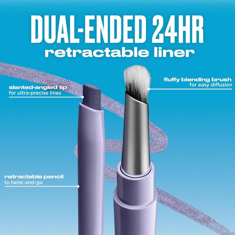Urban Decay 24/7 Liquid Stick Waterproof Eyeliner - Smudge-Proof & Long-Lasting Dual-Ended Gel Liner - 0.012 oz