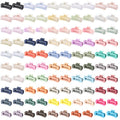 XunYee 100 Pcs Hair Claw Clips Bulk Large Square Jaw Headwear Clips Set for Women Nonslip Rectangle Hair Accessories Clip for Girl Women Gifts Beauty(4.1'',Mixing Colors)