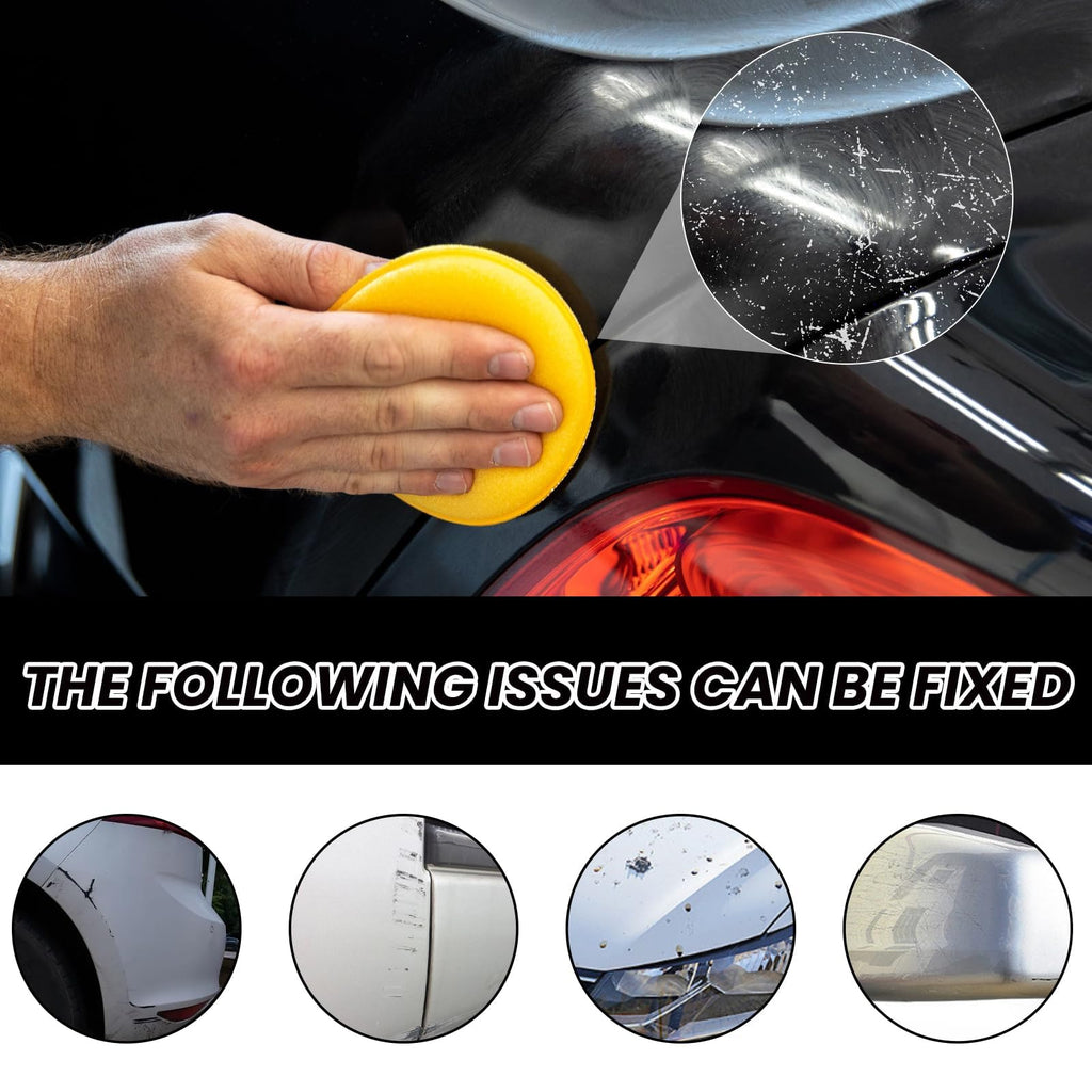 2PCS Scratch Remover for Vehicles, 2026 New Car Scratch Removal Wax, Car Scratch Repair Paste Car Scratch Remover Kit, Cars Paint Scratchs Repair Kit with Wipe Sponge