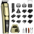 OLOV CYBER Cordless Beard Trimmer for Men, 17-in-1 Mens Grooming Kit, Electric Razor Shaver for Face Mustache Body & Nose Hair, with USB Charging Dock, IPX7 Waterproof, Gift for Dad Husband & Him