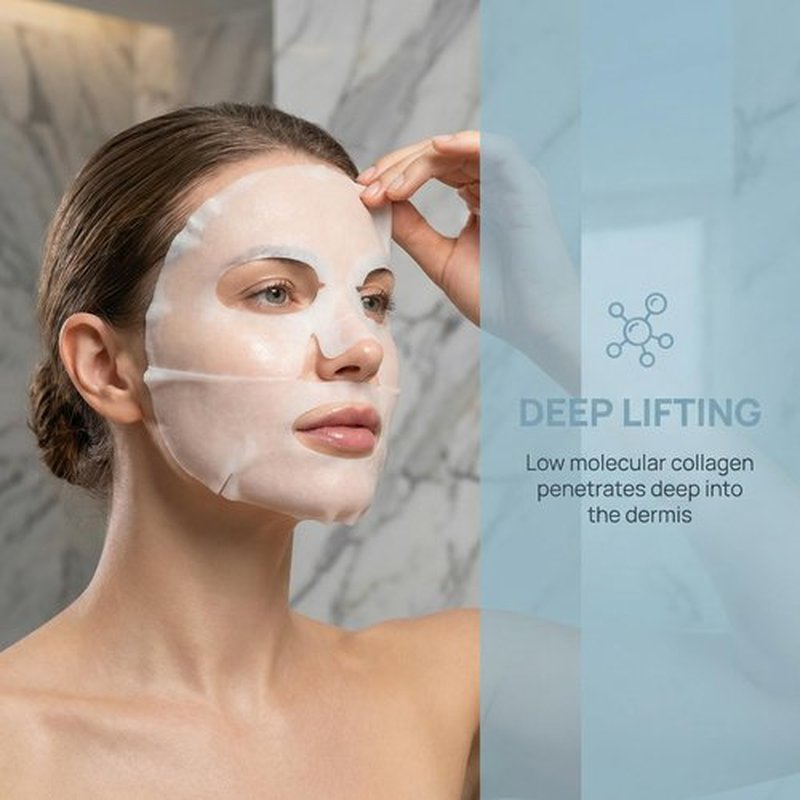 EBANKJ Collagen face mask, face mask moisturizing, night mask, anti-aging, skin care, face masks bulk, face sheet mask suitable for all skin types, face mask pack travel essential.