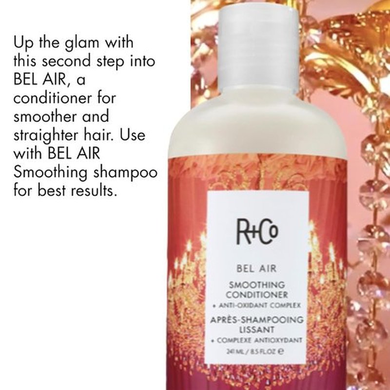 R+Co Bel Air Smoothing Conditioner - Anti-Oxidant Complex for Frizz-Free Hair | UV Protection & Hydration