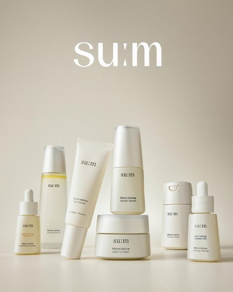 SU:M Micro-Active Calming Ampoule (0.5 fl oz) - Soothing Serum for Redness & Uneven Skin Texture, Provides Quick Relief for Sensitive Skin, Herbal Scent, Korean Skin Care