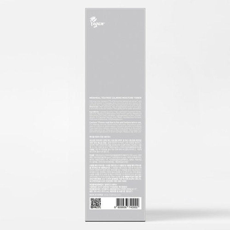 MEDIHEAL Teatree Calming Moisture Toner (11.8 fl oz), Quick Calming and Deep Hydration Toner with Teatree Extract Leaf Oil for Sensitive Skin Type