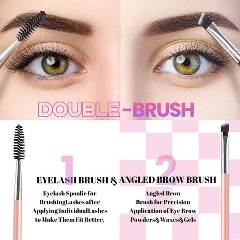 Qiveaory DIY Lash Extension Kit 720pcs Individual Lashes Clusters D Curl Eyelash Extension Kit with Lash Bond and Seal, Eyelash Remover Tweezers Brush(10-18mm,30D+40D+50D+60D) Lash Books DIY at Home