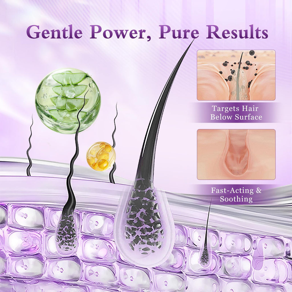 Facial Hair Removal Cream for Women, Gentle and Painless Face Hair Removal Creams for Sensitive Skin, Depilatory Cream for Face, Removes Hairs from Chin, Upper Lip and Cheeks for Smooth Soft Skin