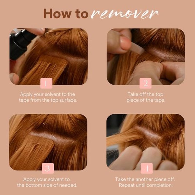 Full Shine Replacement Tape for Hair Extensions Tape in Double Sided Tape White 0.8cm*4cm 48pcs