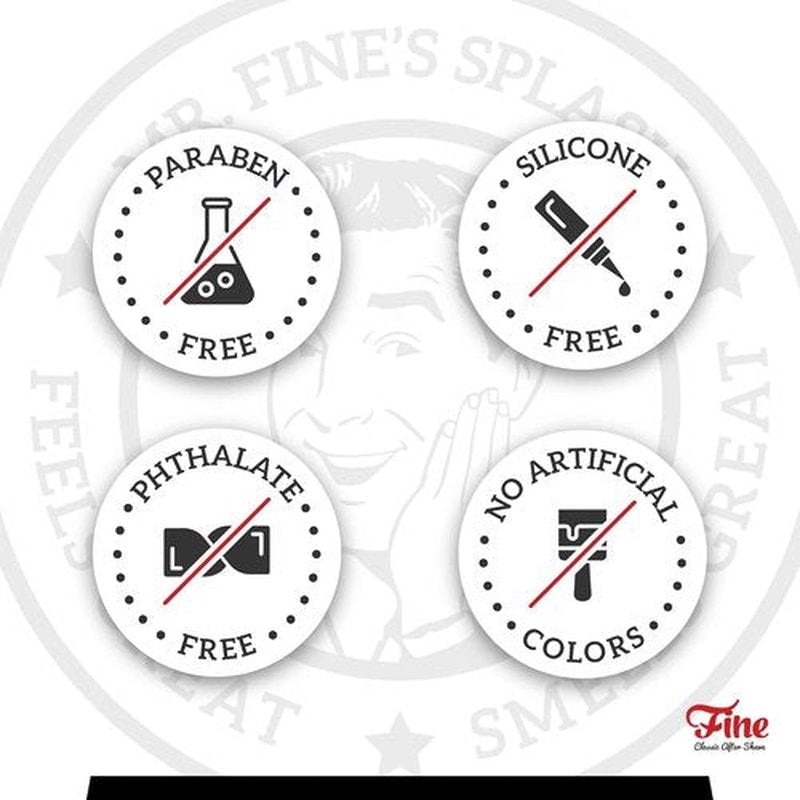 Mr. Fine Men's Aftershave - American Blend Fragrance | Soothing Post-Shave Balm, 100ml
