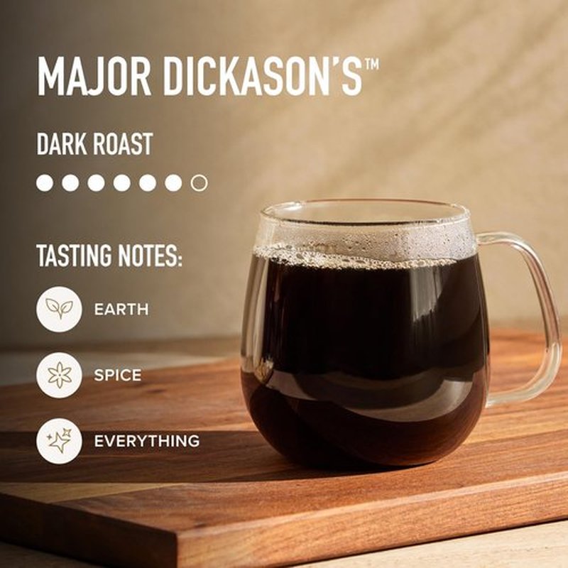Peet's Coffee Dark Roast Whole Bean Coffee - 100% Arabica Major Dickason's Blend, 10.5 Oz Bag