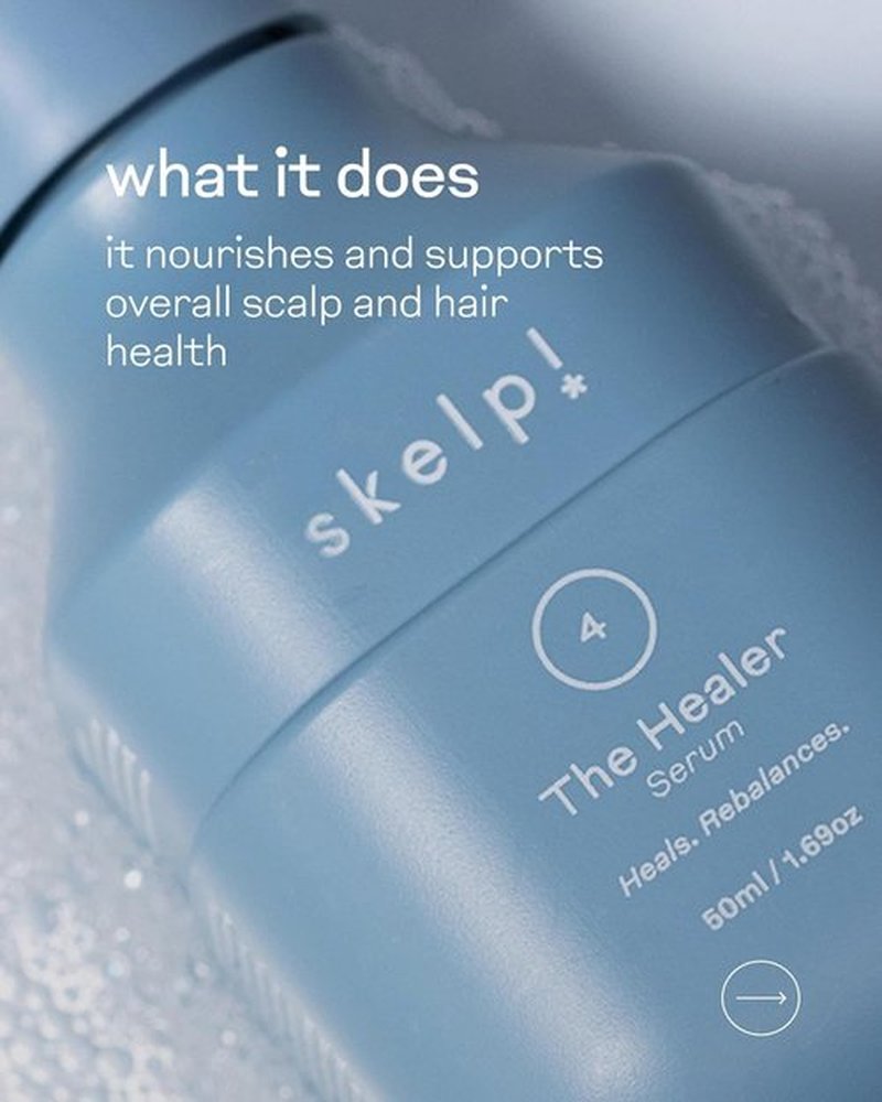 Skelp!™ The Healer Serum - Weightless Hydrating Antioxidant Hair & Scalp Treatment with Biotin & Vitamin C, 1.69oz