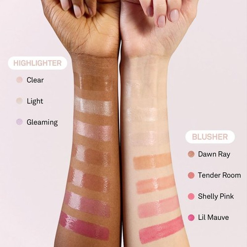 hince True Dimension Radiance Balm - Highlighter for Korean Glass Skin, Blush for Cheeks, Cream Blush, Contour Stick, Natural Glowy Look, Clean Makeup for Radiant Complexion, 10g (CLEAR, TP001)