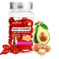 Zenbora Hair Vitamin Serum, Vitamin E Oil Capsules for Hair Growth, Body Skin Hydration & Anti-Oxidant & Anti-Aging, Leave-in with Argan Macadamia/Avocado/Moroccan Oil, Easily Absorb-40 Count