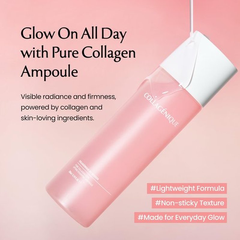 NEOGEN Collagenique Pure Collagen Core Lifting Essential Ampoule 8.79 oz / 260ml - Core Lifting7 Collagen Vita Complex, Collageneer, Vitamin B12, Elasticity, Moisturizing, Korean Skin Care