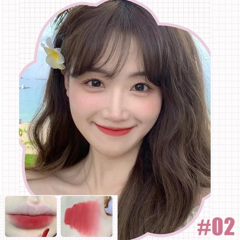 Bekoeen 4PCS Bear Matte Velvet Lipstick, Waterproof Long Lasting Lip Gloss Lip Stain, Non Stick Cup Easy Coloring Liquid Lipstick,Moisturizing Velvet Face Lip Mud
