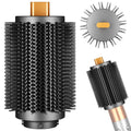 ZEPHBLOW Upgraded Large Round Volumizing Brush for Dyson Airwrap Attachments, 3-Inch Large Barrel Round Brush Attachment Compatible with Airwrap HS01/05/08, Flexible Bristles for Volume Smooth Curling