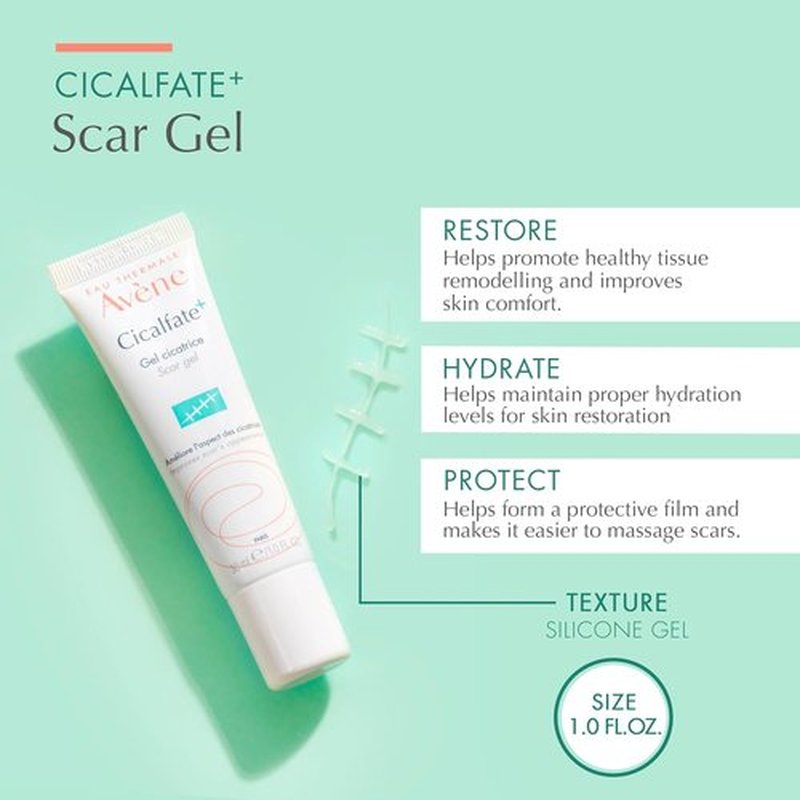 Avène Cicalfate+ Scar Gel - Improve Scar Appearance with C+-Restore & Hyaluronic Acid | 40ml