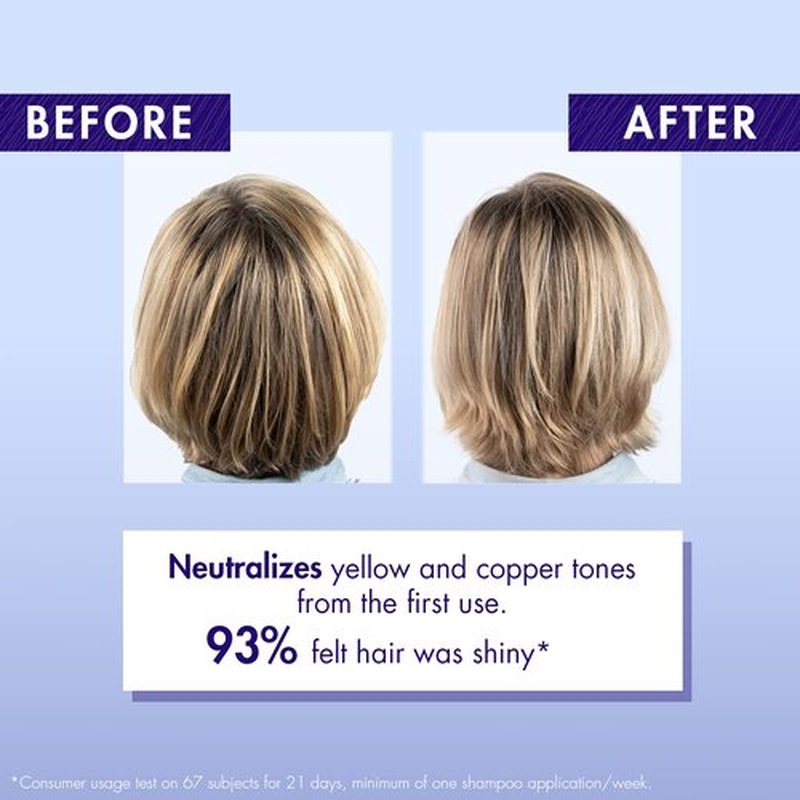 Klorane Shampoo with Centaury - Brightens Blonde & Gray Hair - Neutralizes Brassiness - 13.5 fl. oz.