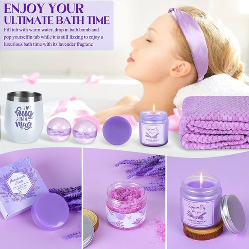 Mother's Day Gift,Get Well Soon Gifts After Surgery,Birthday Gift Boxes ,12Pcs Self Care Package,Thinking of You Gift Basket,Relaxing Spa Gift For Her, Mom,Wife, Sister,Best Friend