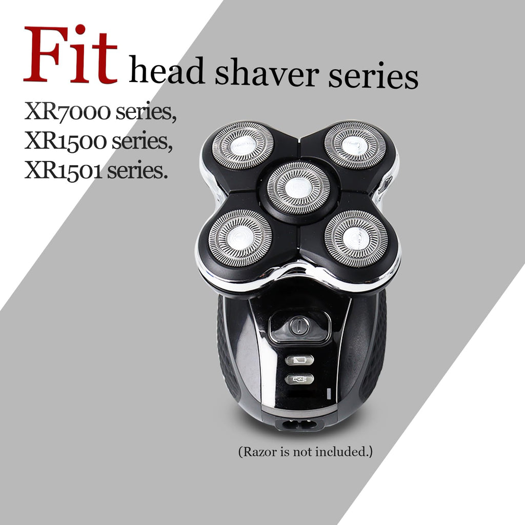 5 Dual Blade Pro Replacement Head for Remington Balder Pro XR7000, Head Shaver Replacement Blade for Close and Smooth Shave, Dry/Wet Use