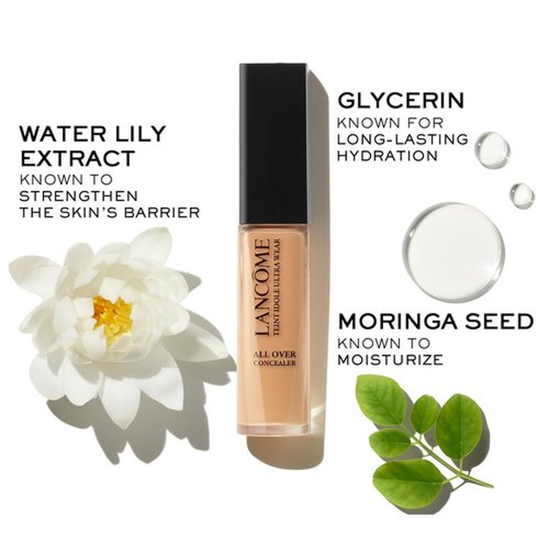 Lancôme Teint Idole Ultra Wear Concealer - Full Coverage & Lightweight Natural Matte Finish | 24-Hour Wear