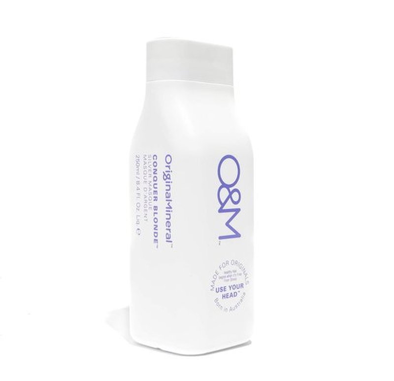 O&M Conquer Blonde Silver Masque - Nourishing Treatment for Blonde Hair | 8.4 Fl. Oz.