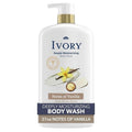 Ivory Body Wash - Deeply Moisturizing Formula with Shea Butter Blend | 24hr Hydration, Vanilla Scent, 27 oz