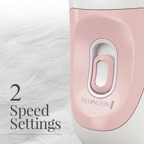 Remington Smooth & Silky Epilator - Total Coverage Electric Tweezing System, Pink, EP7010E