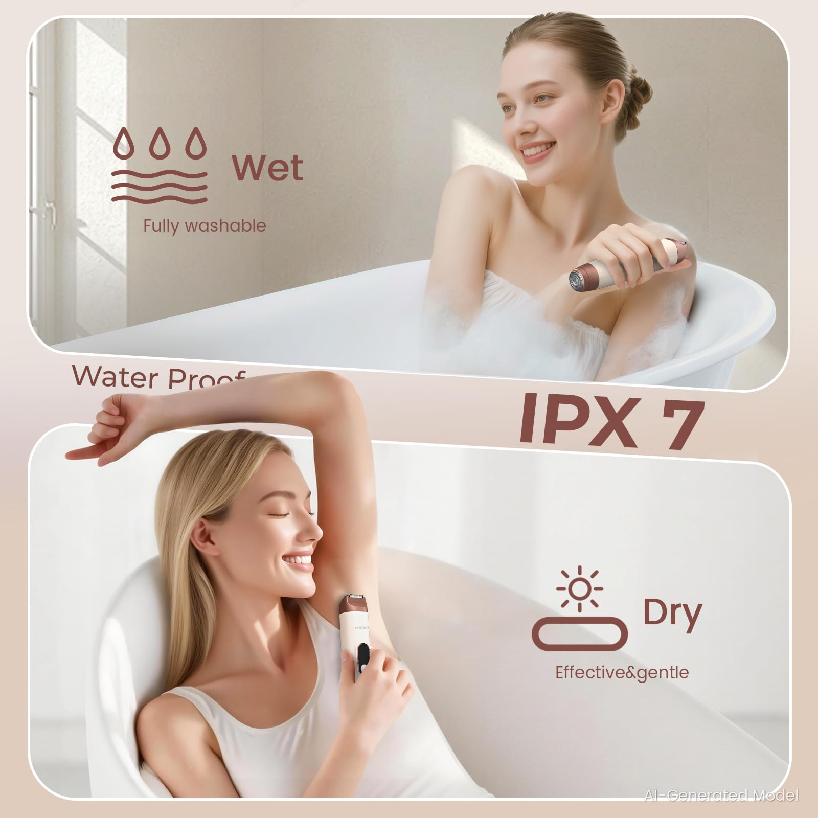 PRITECH Bikini Trimmer for Women