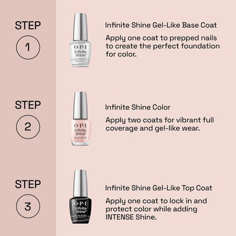 OPI Infinite Shine Nail Polish - Gel-Like Wear & Shine | Vegan Formula in Pinks & Purples
