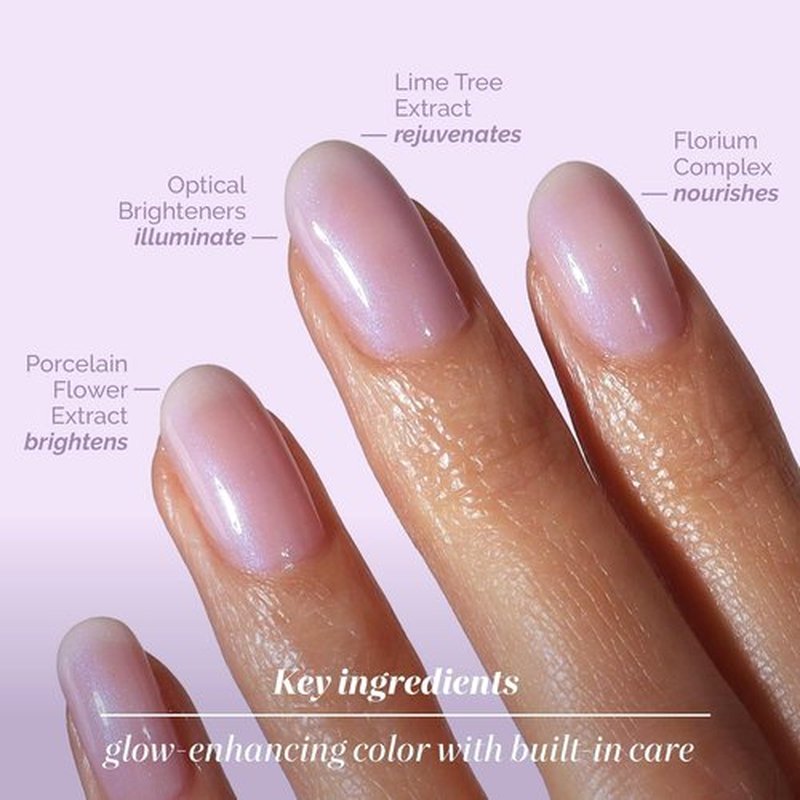 LONDONTOWN Illuminating Nail Concealer - Sheer Brightening Polish & Strengthener for Discolored Nails | 21+ Free, 0.4 Fl Oz