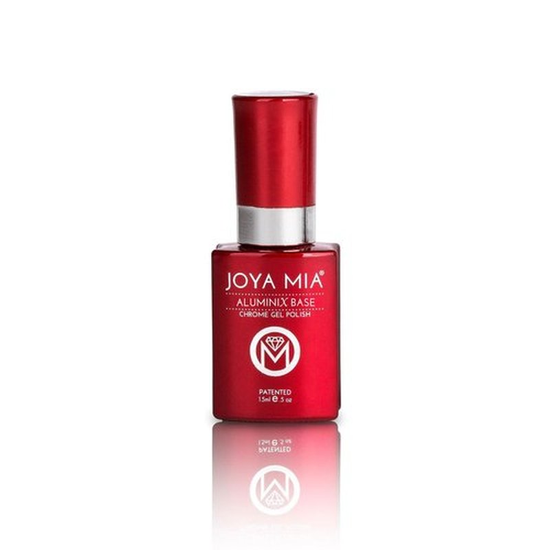 Joya Mia Aluminix Chrome Gel Nail Polish – Silver Base to achieve Chrome effect. Easy Application for Salon-Quality Results – Ideal for Beginners & Professionals – Long-lasting, Easy to Soak Off –15ml