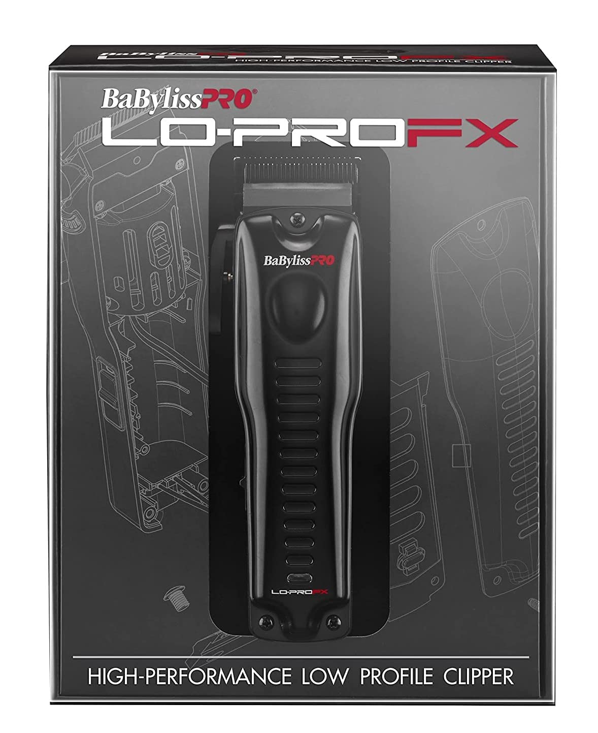 BaBylissPRO Lo-ProFX High-Performance Low Profile Clipper, 1 ct.