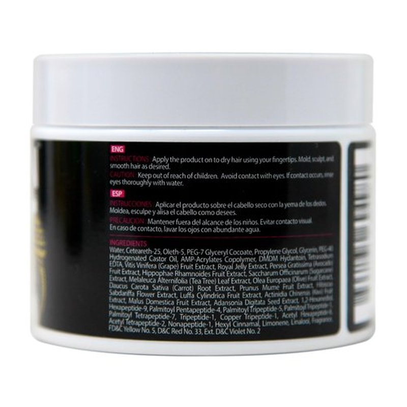 BELLATIQUE GOLD Braiding Gel Maximum Hold for LOC & Twist - No Flaking, No Whitening, Fast Drying, High Shine, Cool & Refreshing, Long Lasting Hold (5 oz)