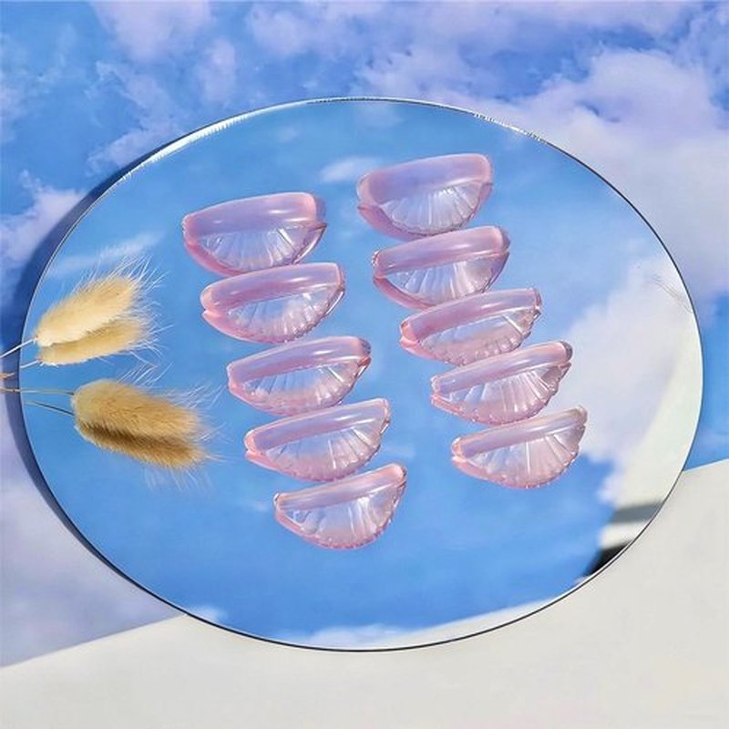 Skiennix Korean Lash Lift Pads - Self-Sticky Eyelash Lifting Shields | Lightweight Silicone, 5 Sizes