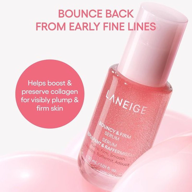 LANEIGE Bouncy & Firm Serum - Korean Collagen Serum with Peptides for Plumping & Hydrating Skin