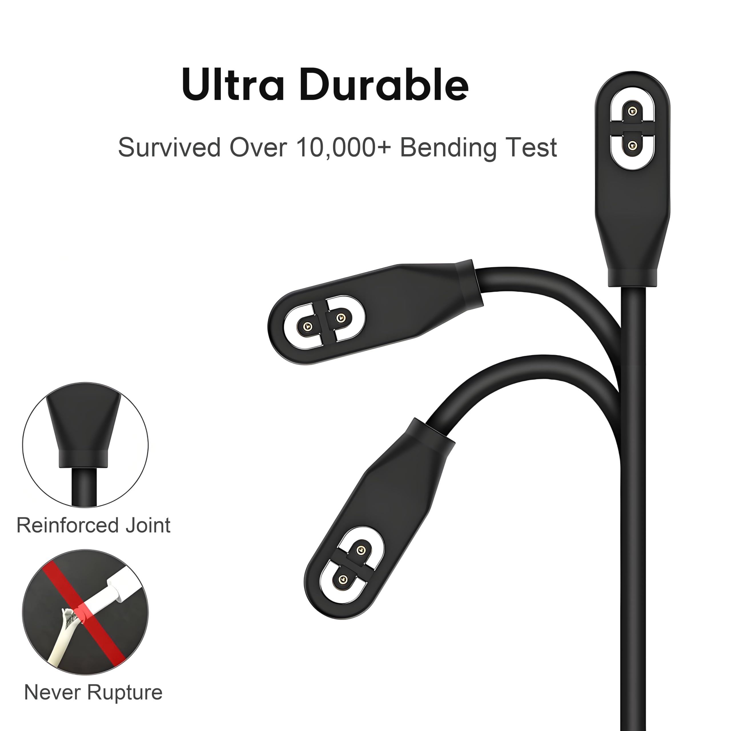 sweguard USB C Charger Cable 3.3ft Magnetic Compatible with AfterShokz Aeropex, SHOKZ OPENCOMM, OPENRUN PRO, OPENRUN PRO Mini, OPENRUN, OPENRUN Mini