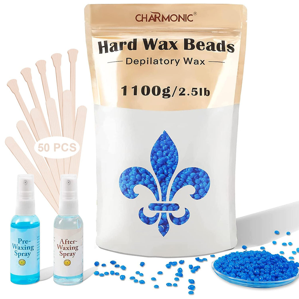 wax bead hair removal with roll on wax