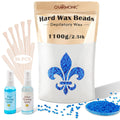 wax bead hair removal with roll on wax