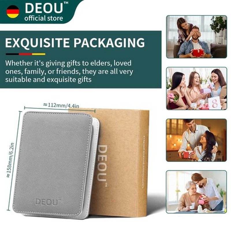 DEOU Kit Grooming Nail Clippers Set 11 in 1 Stainless Steel Professional Manicure Kit Nail Clippers Set for Women, 11pcs Luxurious Personal Care Manicure Nail Gift Set for Travel or Home