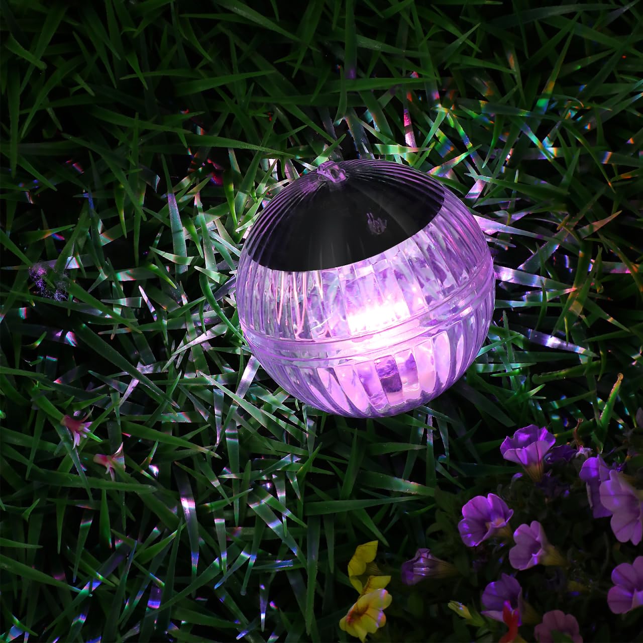 Uonlytech Solar Powered Water Float Light, Colorful Changing Solar Pool Light Pond Floating Ball Light Globe Night Light for Gargen Swimming Pool