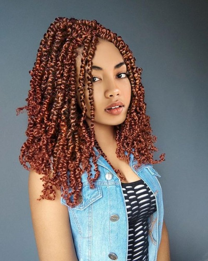 Passion Twist Crochet Hair,Passion Twist Hair 12 Inch,8 Packs Pretwisted Passion Twist Hair,Short Passion Twist Crochet Braids,Pre Looped Crochet Hair for Black Women(350#)