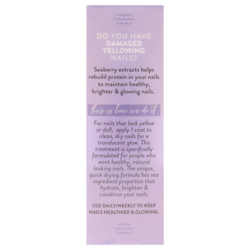 Nailtopia Healing and Brightening Nail Treatment - Nail Growth Oil - Nail Strengthener Treatment for Hard Nails - With Superfood Sea Berry - 0.41 oz