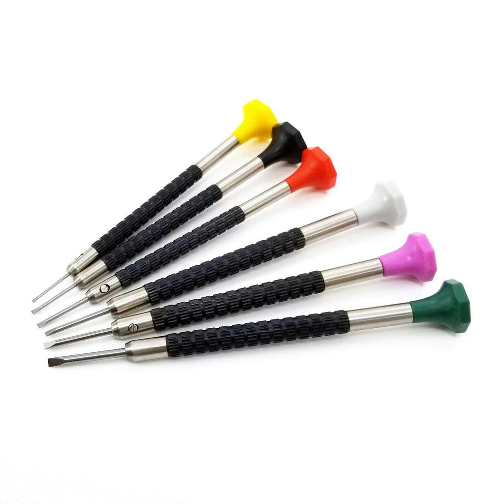 TIMELAB Watch Jewelry Repair Tool Flat Head Screwdriver Set 6PC - Made in Korea