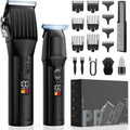 Skiennix Professional Hair Clippers - Cordless Beard Trimmer Kit with LED Display | Rechargeable Grooming Set for Men, Women & Kids (Black)