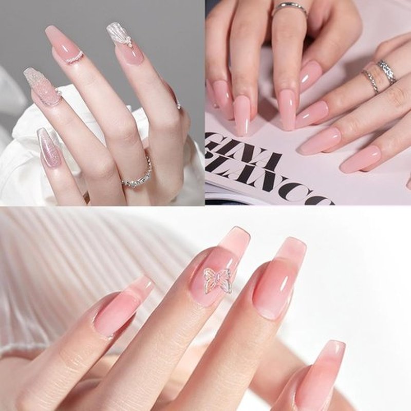Creaglam Super Nail Acrylic Powder - 3 Pcs 28g Cover Pink Polymer for 3D Art & French Extensions - No Lamp Needed