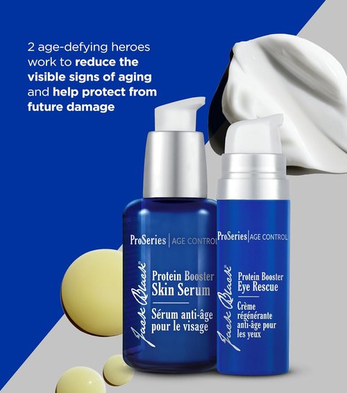Jack Black Protein Booster Skin Serum - Anti-Aging Face Serum for Men | Peptide & Antioxidant Formula
