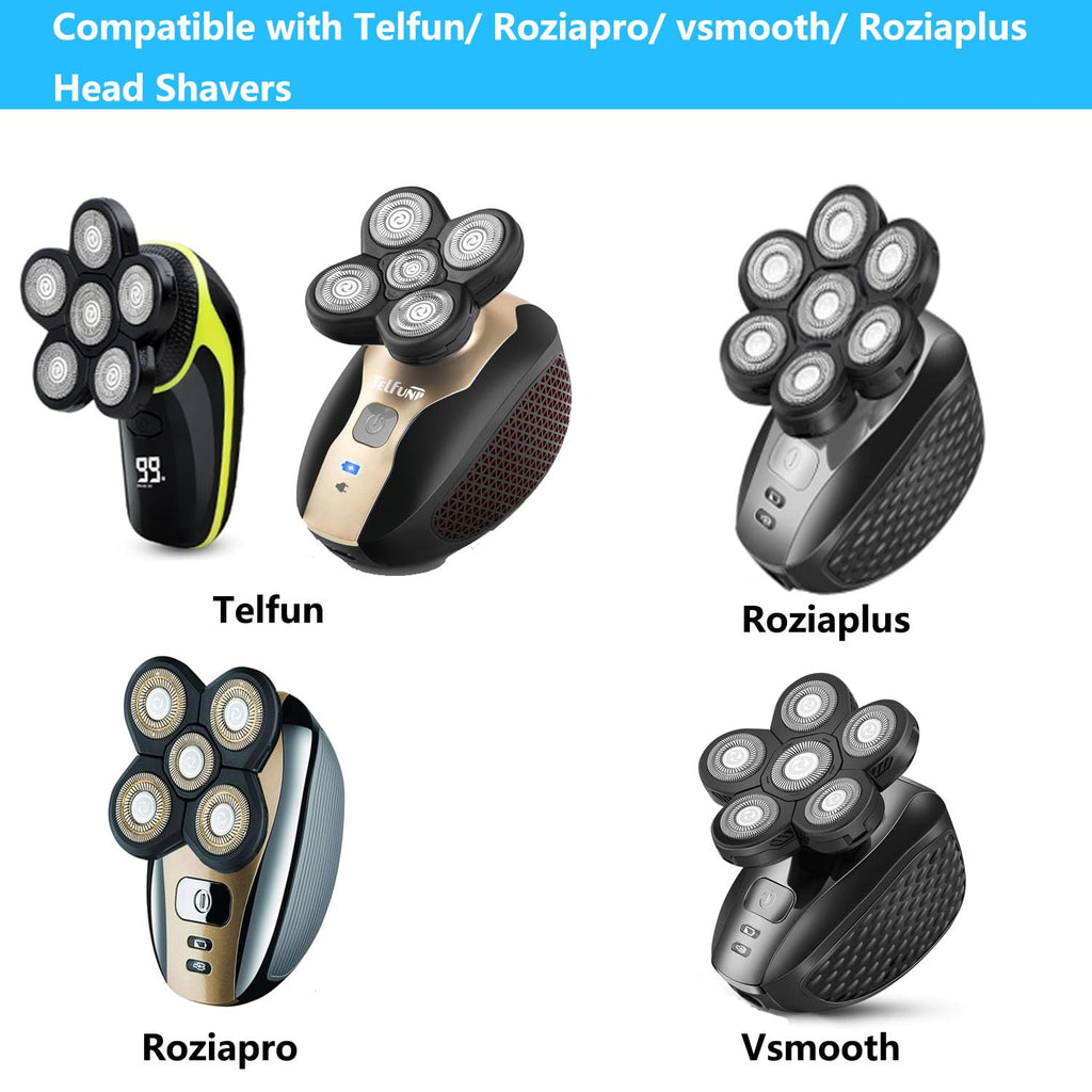 Replacement Telfun Charging Cord Charger USB Charging Cable Compatible with Telfun, Roziapro, Roziaplus, vsmooth Head Shaver Charger Cord Power Cord